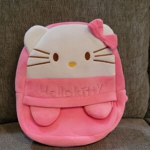 Hello Kitty Pink Plush Backpack